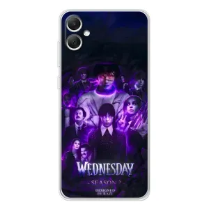 Чохол з дизайном Венздей 2 на Samsung Galaxy A06 (Фіолетова магія Венздей)