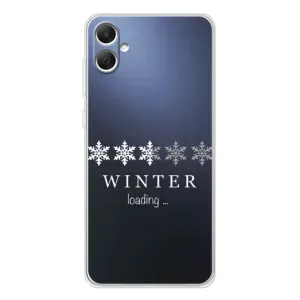 Зимние Чехлы для Галакси А06 - прозрачный фон (Winter loading)