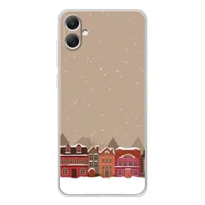 Новогодние, Праздничные Чехлы для Samsung Galaxy A06 - 2024 год (Зимний город)