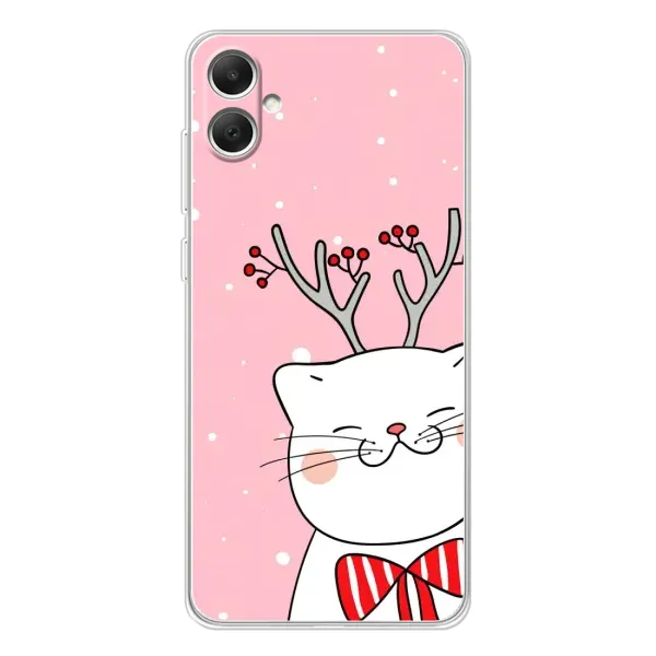 Чехол с принтом «Зимний кот» для Samsung Galaxy A06