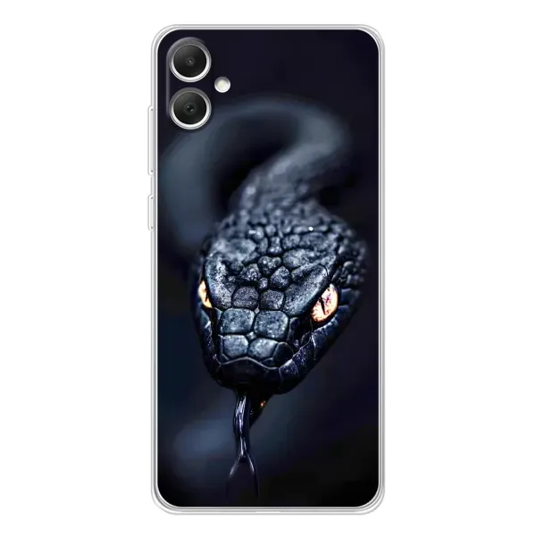 Чехол с принтом «Черная змея» для Samsung Galaxy A06