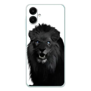 Чохли з картинкою животних Samsung Galaxy A07 (Чорний ЛЕВ)