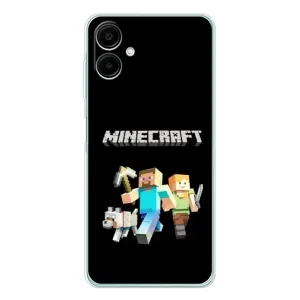 Чохол Майнкрафт на Samsung Galaxy A07 (AlphaPrint) Minecraft (герої Minecraft)