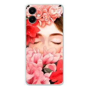 Чехлы (ART) Цветы на Samsung Galaxy A07 (VPrint) (Очі в квітах)