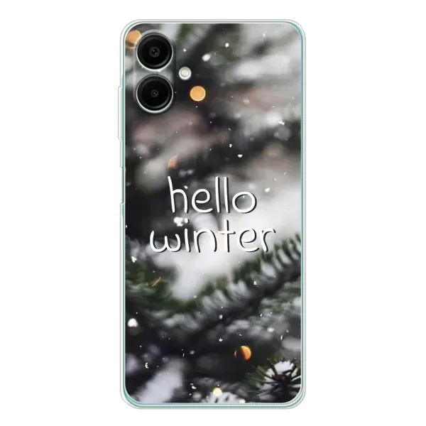 Чехол с принтом «Hello winter» для Samsung Galaxy A07 Чехол с принтом «Hello winter» для Samsung Galaxy A07
