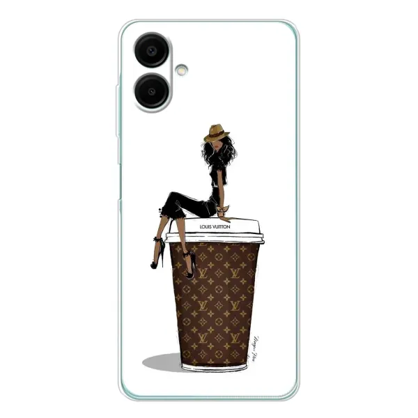 Чехол с принтом «кофе LOUIS VUITTON» для Samsung Galaxy A07