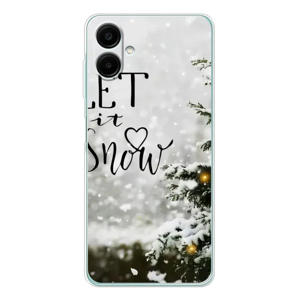 Чехол с принтом «Let it snow» для Samsung Galaxy A07 Чехол с принтом «Let it snow» для Samsung Galaxy A07