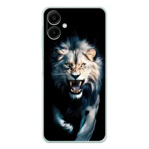Чохол з картинкою 'Хижаки' для Samsung Galaxy A07 (Лев у темряві)