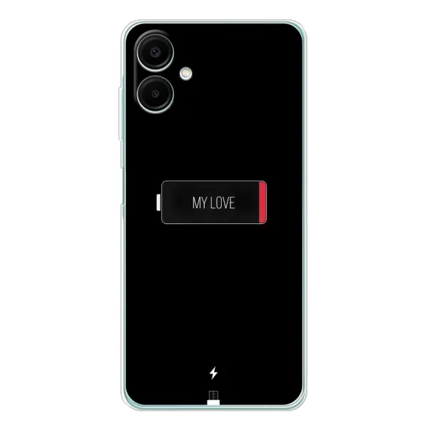 Чехол с принтом «Love battery» для Samsung Galaxy A07