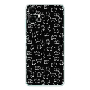 Чохол з принтом для Samsung Galaxy A07 (AlphaPrint) Модні коти (Маленькі котики)