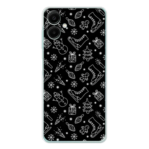 Чехол с принтом «Новогодний фон» для Samsung Galaxy A07 Чехол с принтом «Новогодний фон» для Samsung Galaxy A07