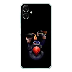 Чохол з Мавпами Samsung Galaxy A07 - (AlphaPrint) (Три мавпи)