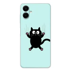 Чохол з принтом для Samsung Galaxy A07 (AlphaPrint) Модні коти (Падаючий кіт)