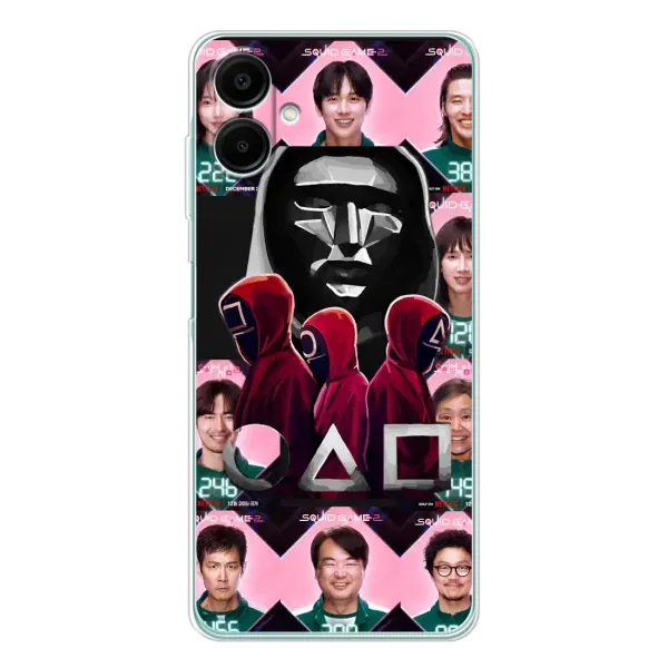 Чохол з принтом «Учасники Гра кальмара» для Samsung Galaxy A07