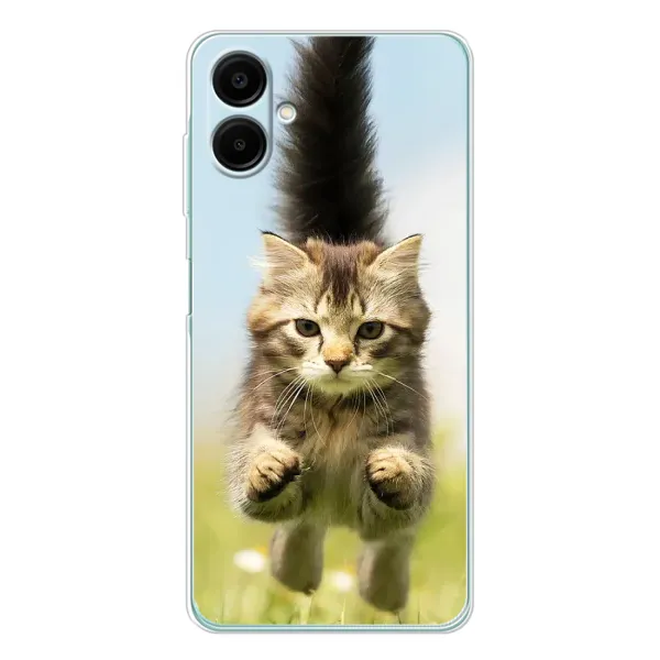 Чехол с принтом «Прыжок кота» для Samsung Galaxy A07