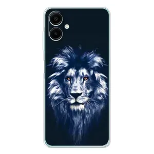 Чохол з картинкою ЛЕВ для Samsung Galaxy A07 (VPrint) (Синій Лев)