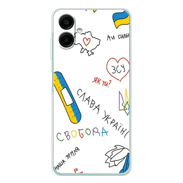 Чехол с принтом «Стикер» для Samsung Galaxy A07