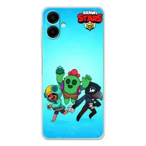 Чехлы Brawl Stars для Samsung Galaxy A07 (AlphaPrint) (Тріо героїв)