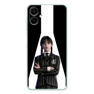 Чехлы Венсдей на Samsung Galaxy A07 Уэнсдей (AlphaPrint) (W-Wednesday)