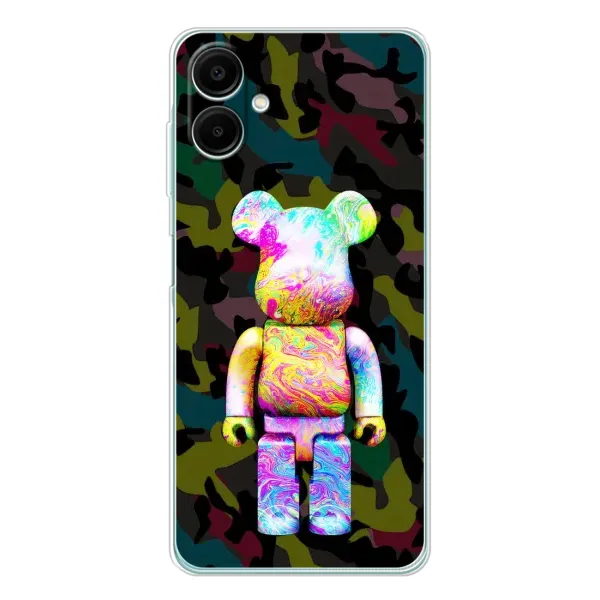 Чохол з принтом «Яскравий Bearbrick» для Samsung Galaxy A07