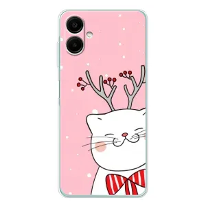 Новогодние Чехлы для Гелекси А07 (VPrint) (Зимний кот)