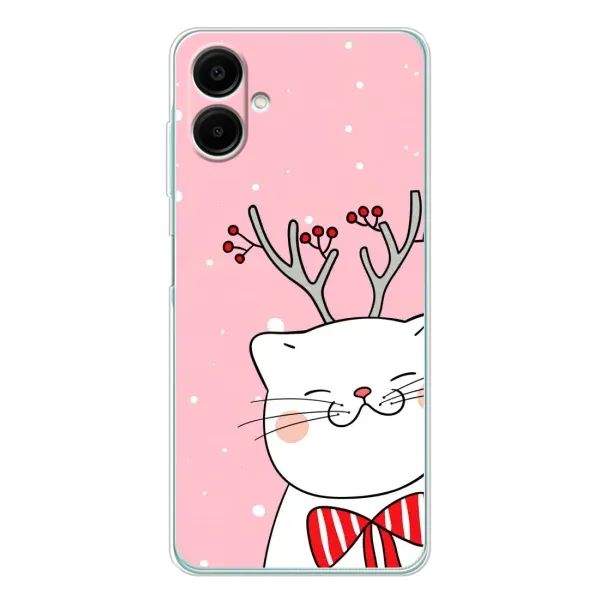 Чехол с принтом «Зимний кот» для Samsung Galaxy A07 Чехол с принтом «Зимний кот» для Samsung Galaxy A07