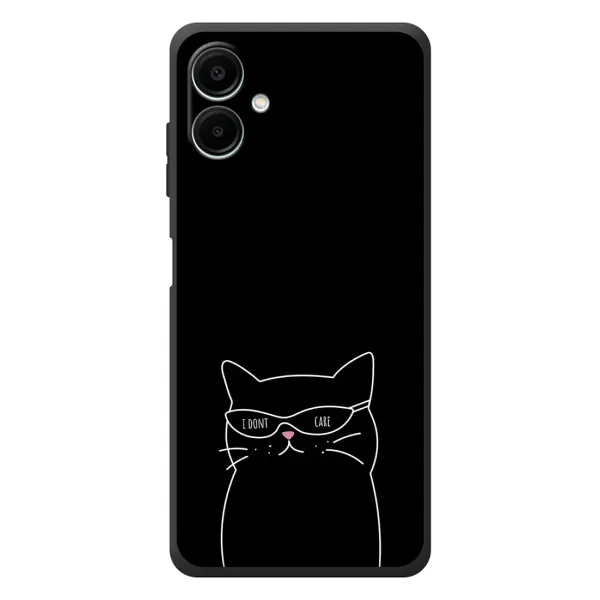 Чохол з принтом «Байдужий кіт» для Samsung Galaxy A07s