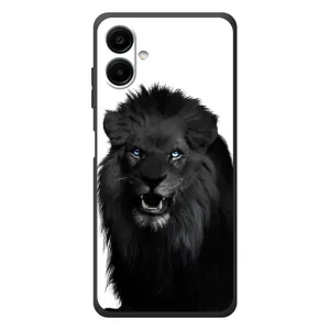 Чохли з картинкою животних Samsung Galaxy A07s (Чорний ЛЕВ)