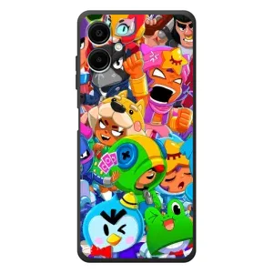 Чехлы Brawl Stars для Samsung Galaxy A07s (AlphaPrint) (Герої Бравл Старс)