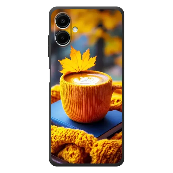 Чохол з принтом «Кава на жовтому пледі» для Samsung Galaxy A07s
