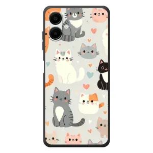 Чохол з малюнком кіт на Samsung Galaxy A07s (Колаж котів)