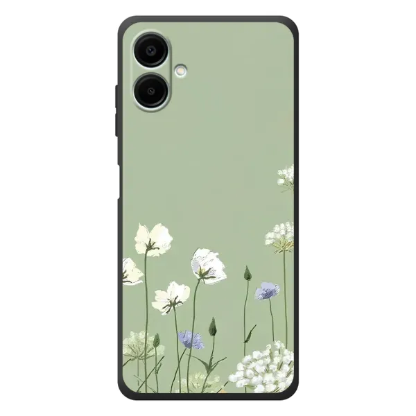 Чехол с принтом «Цветы на зеленом» для Samsung Galaxy A07s
