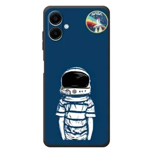 Чехол NASA для Samsung Galaxy A07s (AlphaPrint) (Мальчик в шлеме)