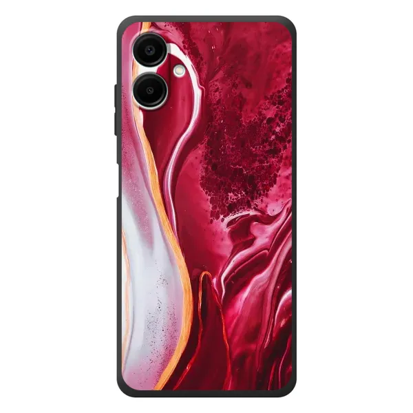 Чохол з принтом «Мрамор червоний» для Samsung Galaxy A07s