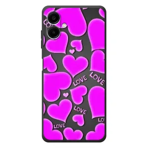 Чехлы для любимой на Самсунг Галаксі А07с (VPrint) (Pink hearts)