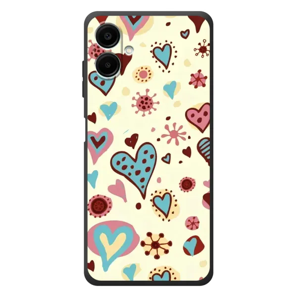 Чохол з принтом «Сердечки» для Samsung Galaxy A07s