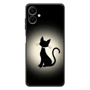 Чохол з принтом для Samsung Galaxy A07s (AlphaPrint) Модні коти (Силует котика)