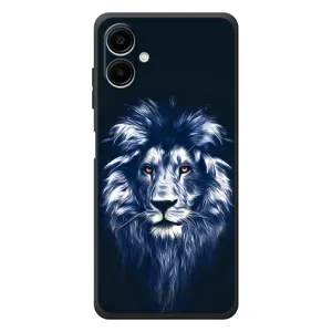 Чохол з картинкою ЛЕВ для Samsung Galaxy A07s (VPrint) (Синій Лев)