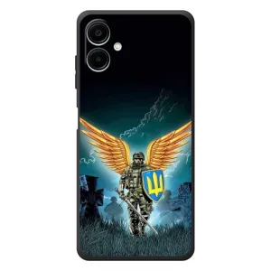 Чехлы с картинкой ЗСУ для Samsung Galaxy A07s (AlphaPrint) (Солдат ЗСУ)
