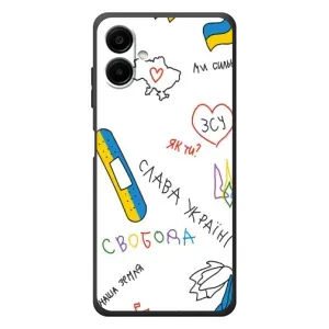 Чохли (Доброго вечора, ми за України) для Самсунг Галаксі А07с (AlphaPrint) (Стикер)
