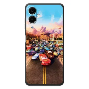 Силіконовий чохол Маквін для Samsung Galaxy A07s (Тачки на трасі)