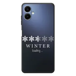 Зимні Чохли для Самсунг Галаксі А07с - прозорий фон (Winter loading)