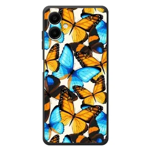 Чохол з принтом для Самсунг Галаксі А07с - (Прикольні) (AlphaPrint) (Яскраві метелики)