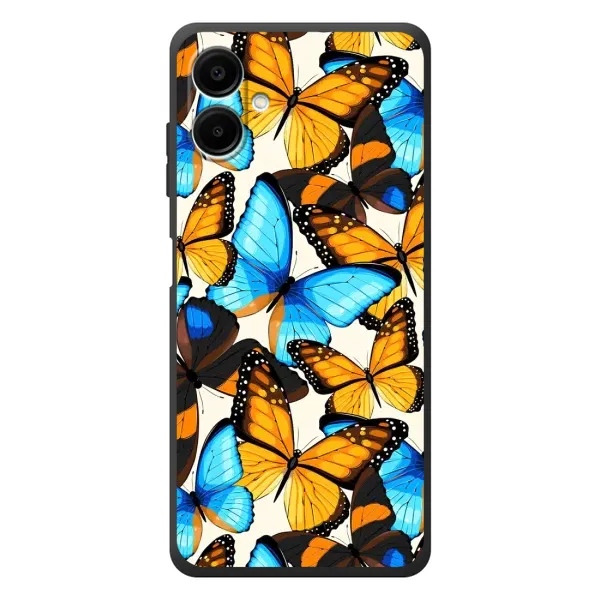 Чохол з принтом «Яскраві метелики» для Samsung Galaxy A07s