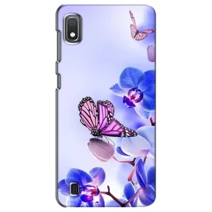 Чохли з квітами для Samsung Galaxy A10 2019 (A105F) (VPrint) (Метелик на квітах)