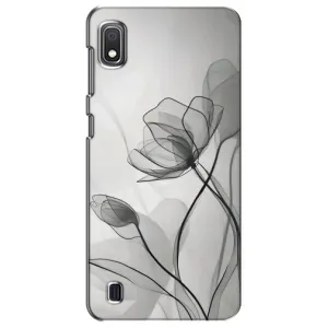 Чохол з квітковим принтом на Samsung Galaxy A10 2019 (A105F) (Чорні квіти)