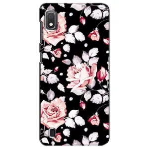 Чохли з квітами для Samsung Galaxy A10 2019 (A105F) (VPrint) (Квіти на чорному)