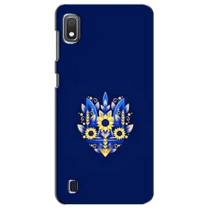 Чехлы для Samsung Galaxy A10 2019 (A105F)  Укр. Символика (AlphaPrint) (Цветочный Герб)