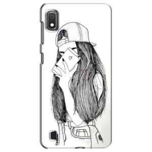 Чохол з друком для Samsung Galaxy A10 2019 (A105F) - (Мода) (AlphaPrint) (Фото дівчини)