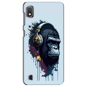 Чохол з Мавпами Samsung Galaxy A10 2019 (A105F) - (AlphaPrint) (Горила в навушниках)